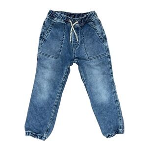 GAP Pull On Jean Joggers Size 6 Light Wash